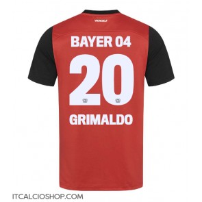 Bayer Leverkusen Alejandro Grimaldo #20 Prima Maglia 2024-25 Manica Corta